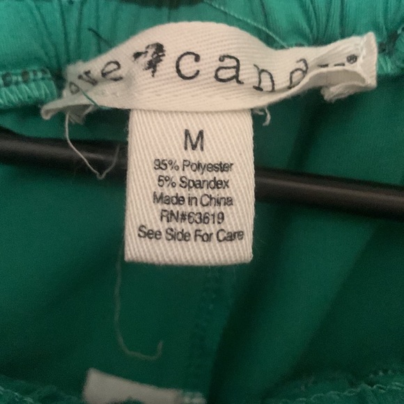 Green soft shorts- Eye Candy-Medium - Picture 3 of 5